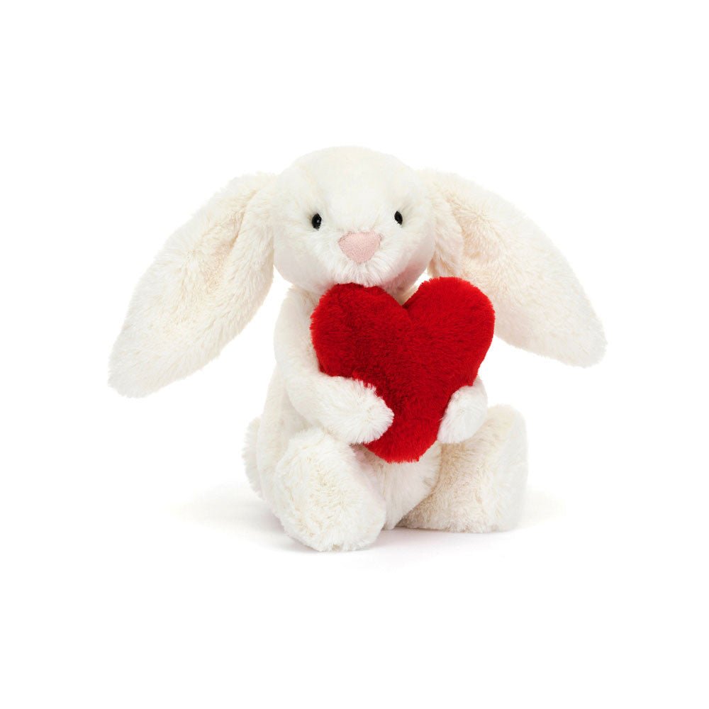 Peluche Conejo Corazón Rojo Pequeño