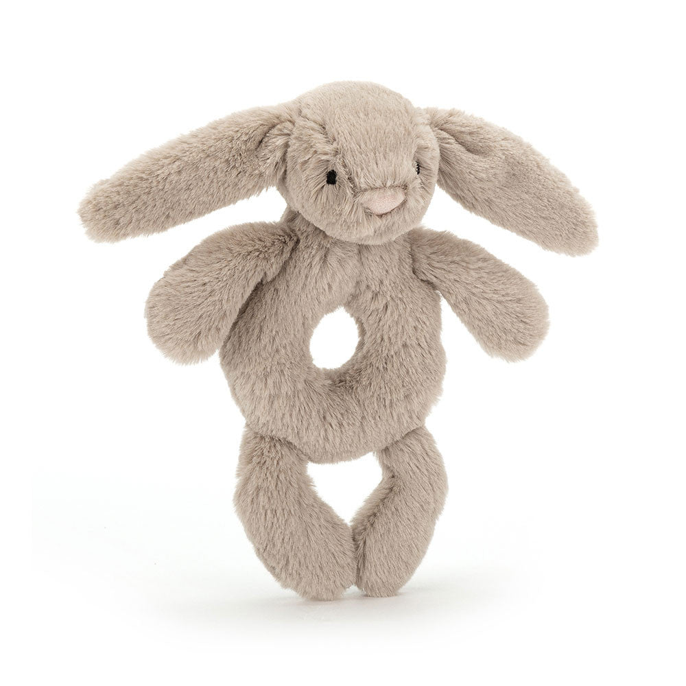 Peluche sonajero Bashful Conejo beige