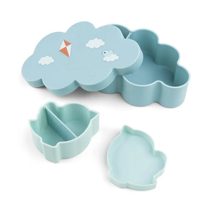 Set para Snack con botella azul