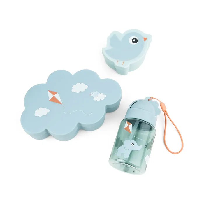 Set Primeras Comidas Happy Clouds Azul