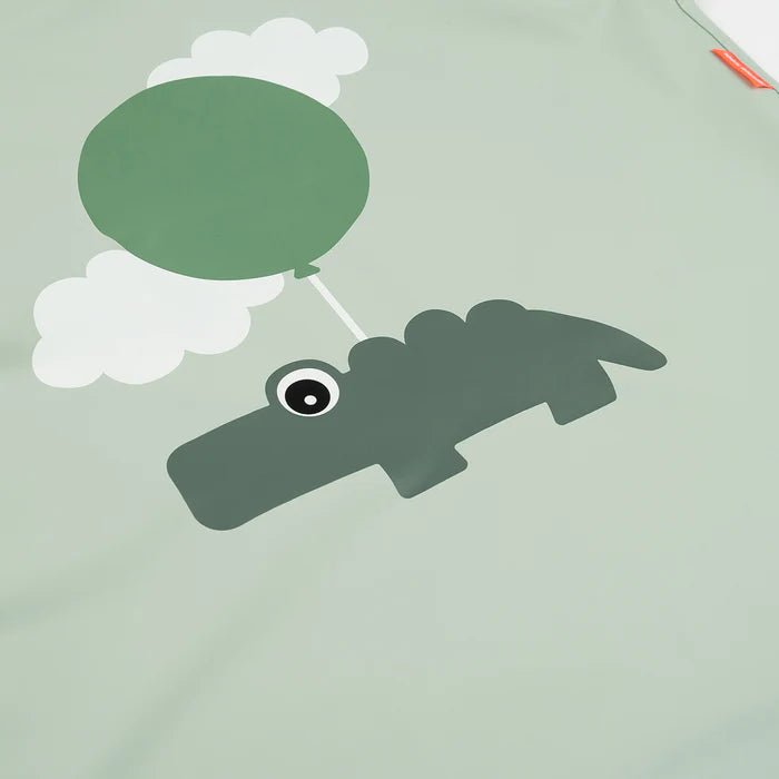 Delantal impermeable Happy Clouds verde